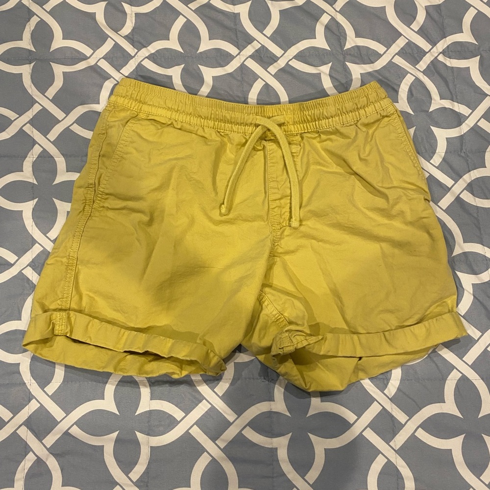 Yellow men’s vans shorts